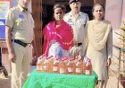 खुर्सीपार में अवैध शराब बिक्री का भंडाफोड़, 30 पौवा देशी शराब के साथ महिला गिरफ्तार
