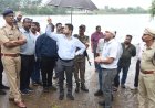गणपति विसर्जन स्थल का कलेक्टर-एसएसपी ने किया निरीक्षण, सुरक्षा और व्यवस्थाओं को लेकर दिए निर्देश