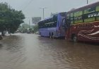 चंदनडीह में जलभराव से रायपुर-दुर्ग हाईवे पर थमी रफ्तार, ट्रैफिक पुलिस ने जारी किया डायवर्जन