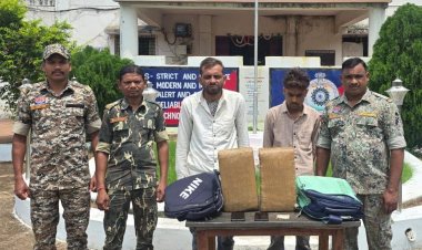 बस से 11.33 किलो गांजा बरामद, दो अंतरराज्यीय तस्कर गिरफ्तार