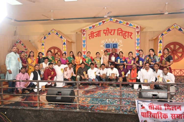 रेलवे यार्ड में दिखी छत्तीसगढ़ी संस्कृति की झलक, तीजा-पोरा पर उमड़ा रेलवे परिवार