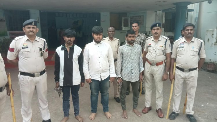 चिट्टा तस्करी पर बड़ा एक्शन, 21.51 ग्राम हेरोइन के साथ 3 गिरफ्तार, 3.65 लाख का माल जब्त
