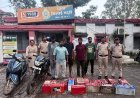 भिलाई में ट्रकों की बैटरी चुराने वाले 6 गिरफ्तार, 2 लाख की 19 बैटरियां बरामद