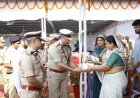 पुलिस स्मृति दिवस पर शहीद जवानों को नमन, दुर्ग रेंज आईजी ने ली परेड की सलामी