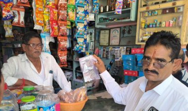 कृष्णा नगर में निगम का छापा: बिना अनुज्ञप्ति, सड़क बाधा और सिंगल यूज प्लास्टिक पर कार्रवाई