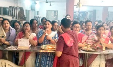 हुडको रवींद्र निकेतन में महालया अमावस्या पूजा का भव्य आयोजन
