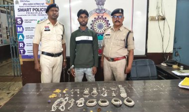 रिश्तेदार के घर से जेवरात चोरी, 24 घंटे के भीतर आरोपी गिरफ्तार