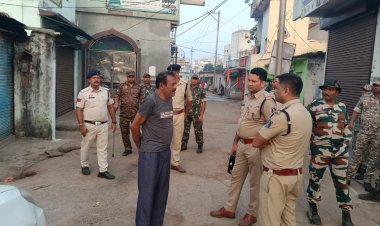 रुआबांधा कॉलोनी में तड़के पुलिस का कॉम्बिंग अभियान, 2 स्थायी वारंटी पकड़े