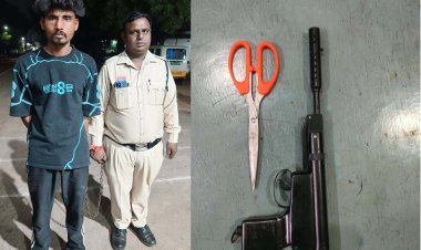 एयर गन दिखाकर आहाता के गल्ले से 5,400 रुपये लूटे, आरोपी गिरफ्तार