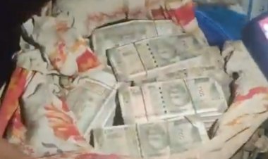 प्रयागराज में जमीन के नीचे दबे नीले ड्रमों से निकली करोड़ों की नकदी, 60 करोड़ रुपये होने की चर्चा