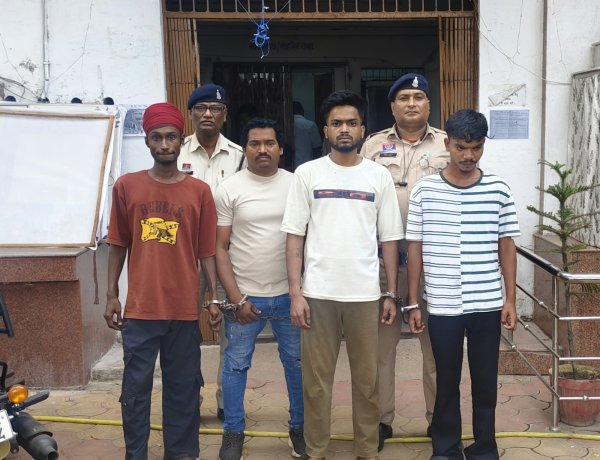 साइबर ठगी के म्यूल खातों से देशभर में रकम ट्रांसफर, खुर्सीपार पुलिस ने पांच आरोपियों को पकड़ा