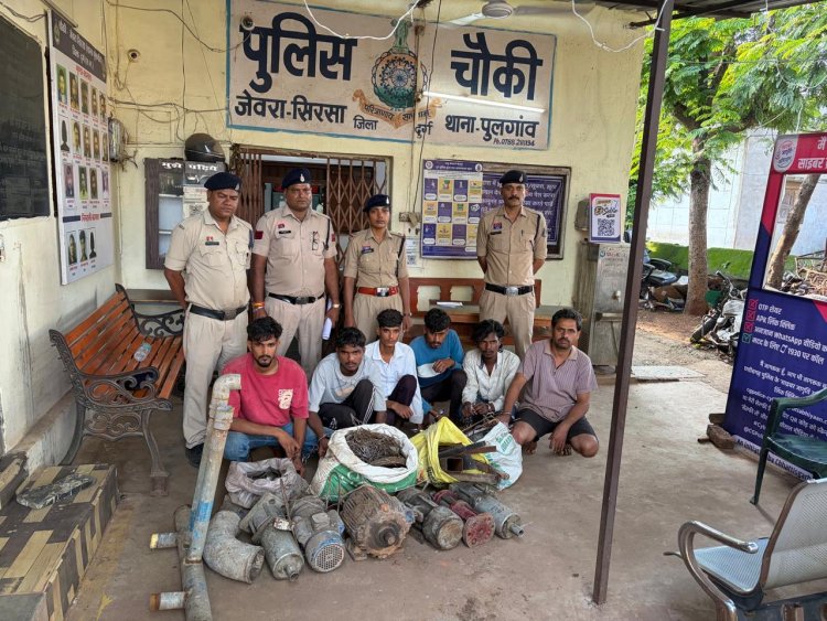 समोदा के गोदाम में चोरी का खुलासा: 3 नाबालिग सहित 6 आरोपी गिरफ्तार, कबाड़ी भी पकड़ा गया
