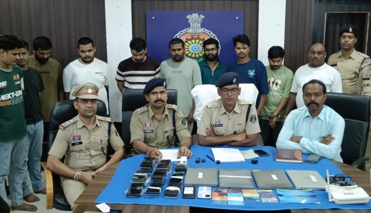 ठाणे में दुर्ग पुलिस की बड़ी कार्रवाई, ऑनलाइन सट्टा के दो पैनल पकड़े गए,किराए के फ्लैट से 10 आरोपी गिरफ्तार