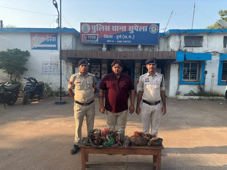 चोरी का कॉपर वायर खरीदने वाला कबाड़ी गिरफ्तार, ₹40 हजार में बेचा गया था चोरी का माल