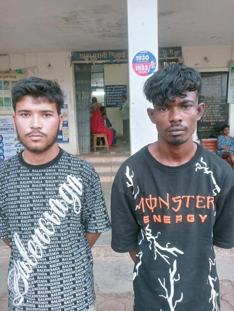 दुर्गा पंडाल की दान पेटी और शकुन टावर के एसी का कॉपर वायर चोरी, 2 नाबालिग सहित 5 गिरफ्तार