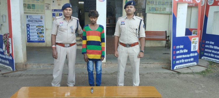 संडे मार्केट और नंदोरी पुल के पास चाकू लेकर घूम रहे दो युवक गिरफ्तार