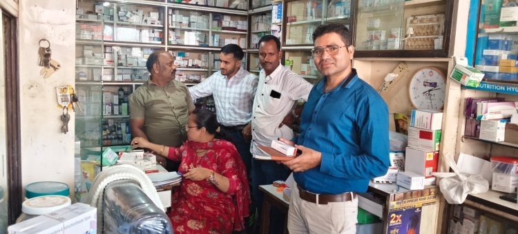 भिलाई के दो मेडिकल स्टोर में मिली अनियमितताएं, क्रय-विक्रय रिकॉर्ड अधूरे और फार्मासिस्ट भी नदारद